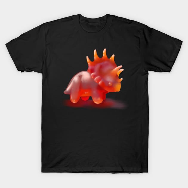 Gummy Triceratops, Dino, Dinosaur T-Shirt by hugadino